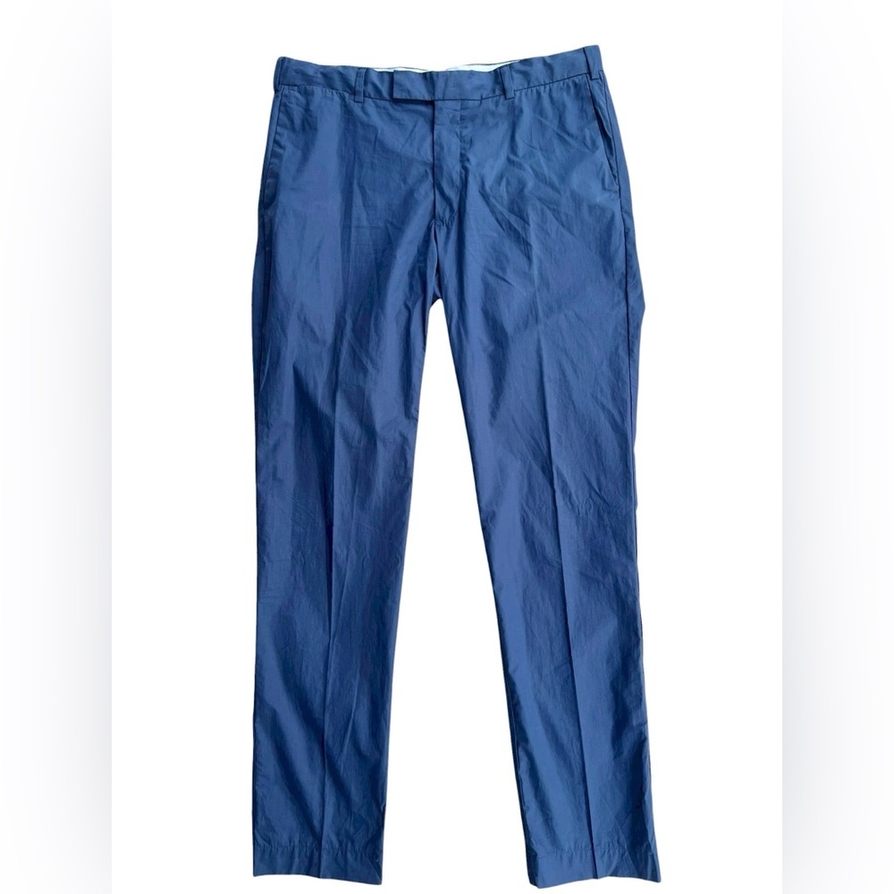Polo Ralph Lauren Slim Fit Blue Chino Pants Men’s 32x32 Flat Front Cotton Casual